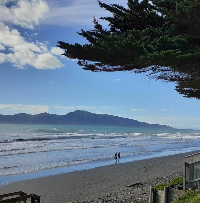 Beachfront Bliss Paraparaumu Kültér fotó