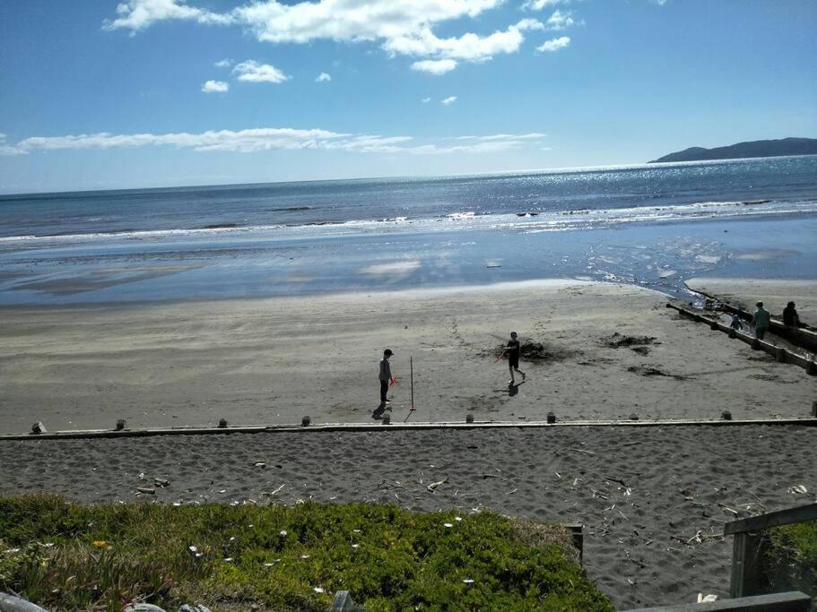 Beachfront Bliss Paraparaumu Kültér fotó